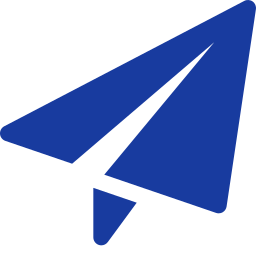 Blue paper Plane